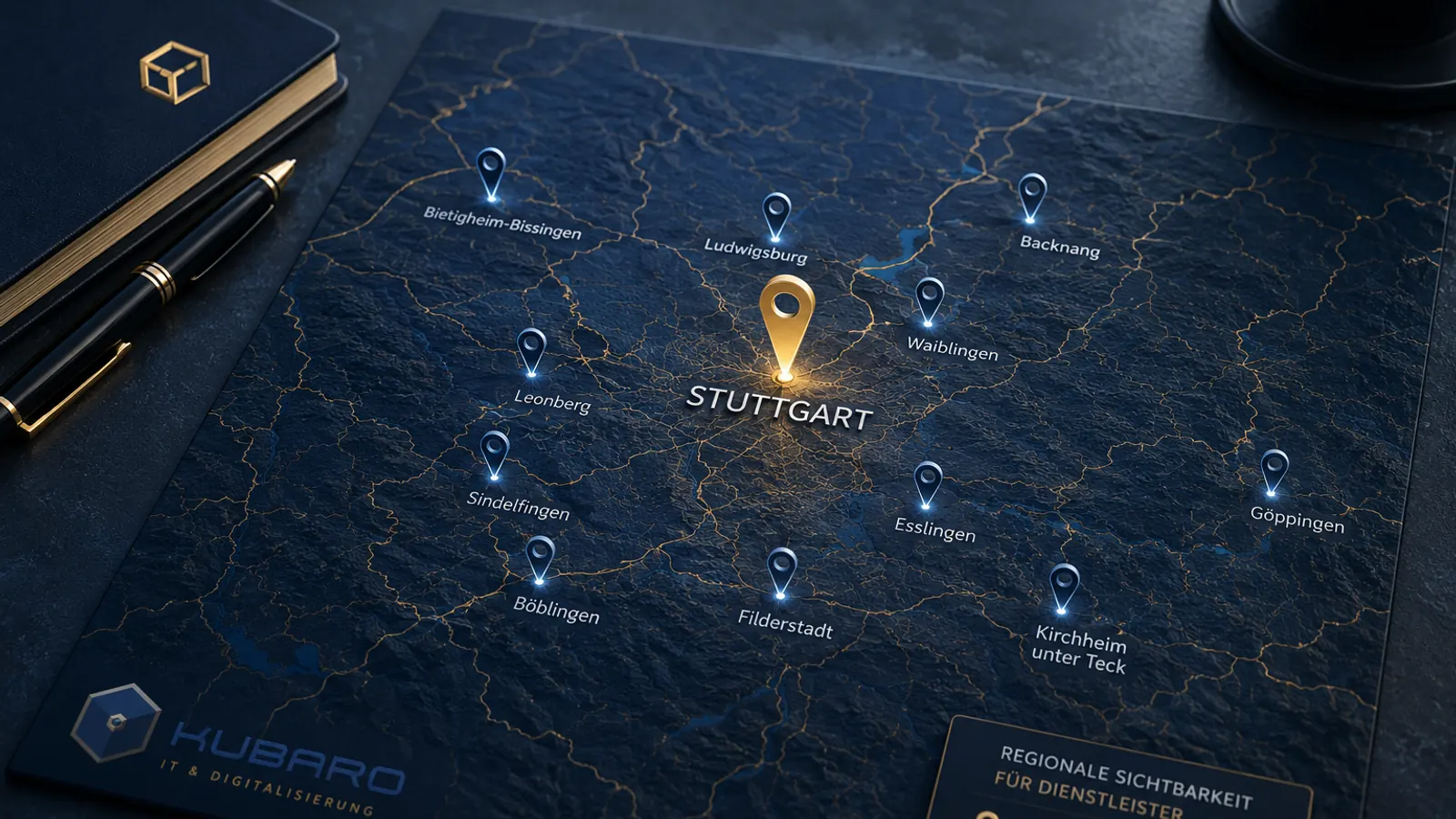 Symbolbild regionale Sichtbarkeit in Suchmaschinen