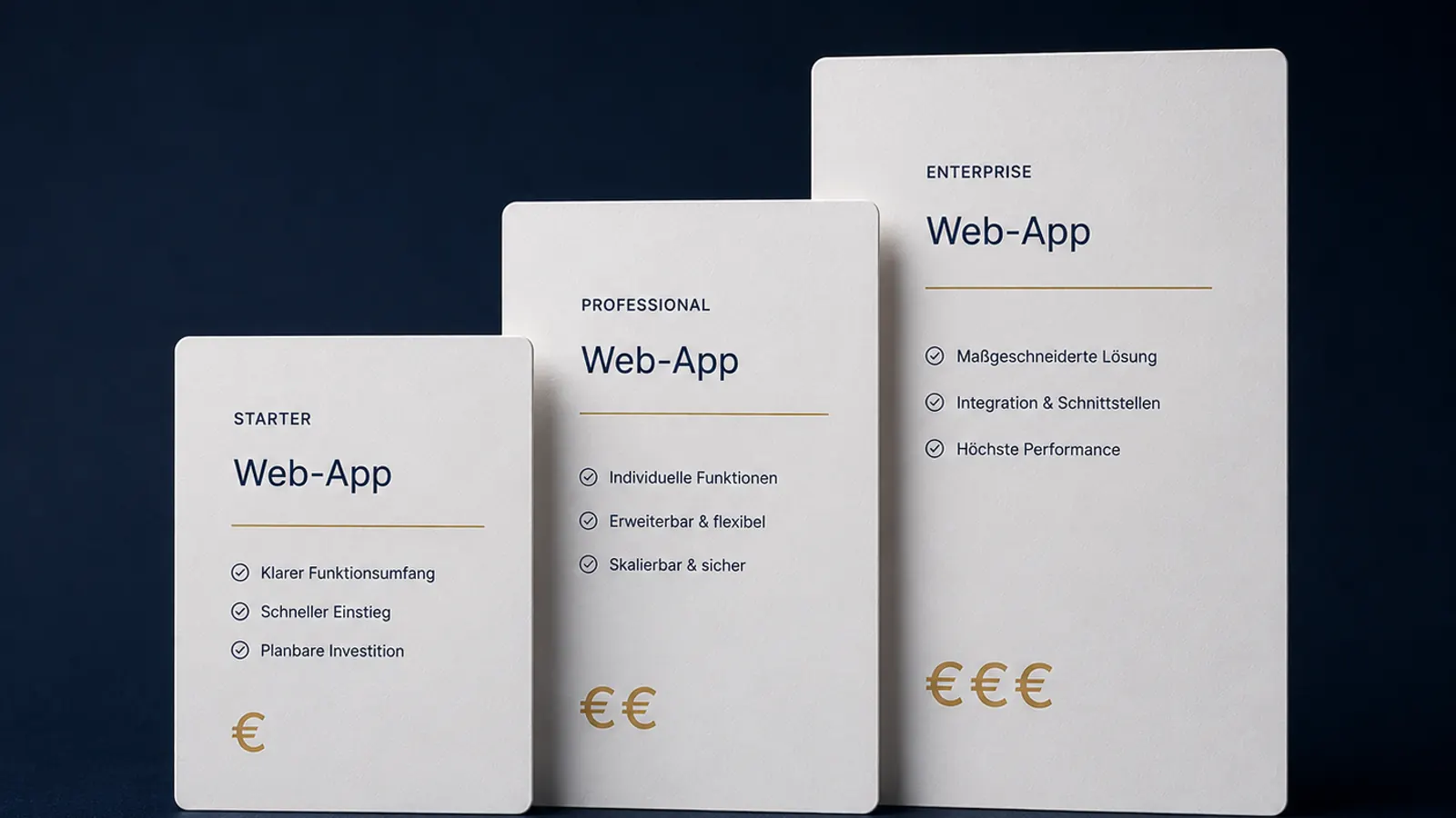 Symbolbild Kosten Web-App Entwicklung